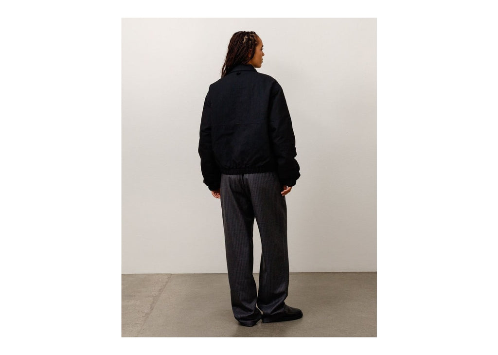 Stussy NYCO Collared Work Jacket Black
