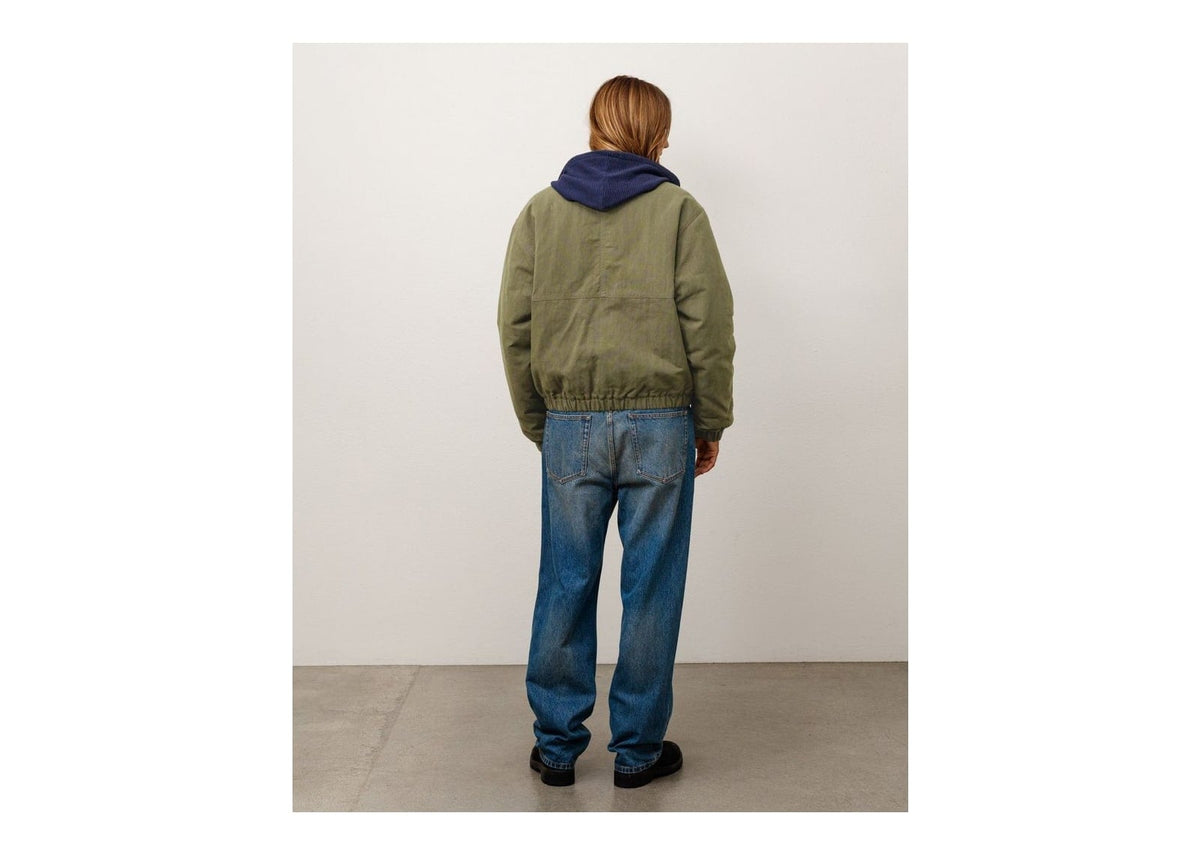 Stussy NYCO Collared Work Jacket Green