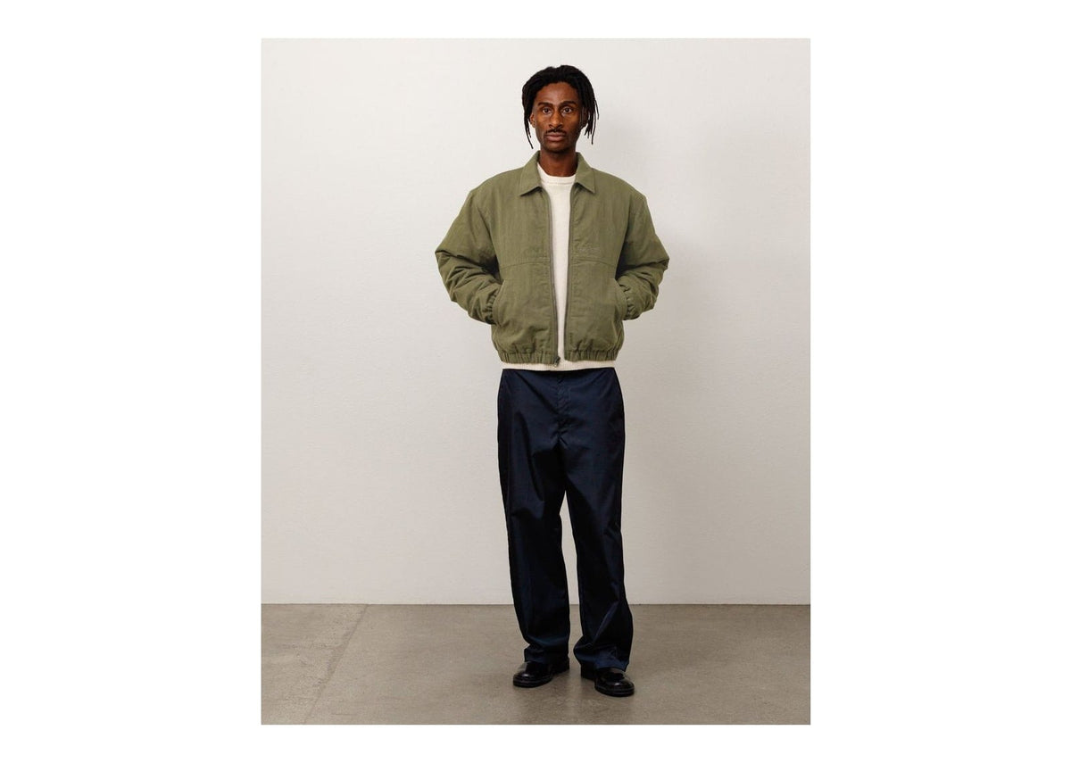 Stussy NYCO Collared Work Jacket Green