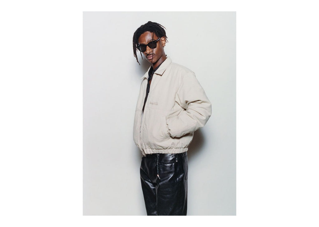 Stussy NYCO Collared Work Jacket Sand