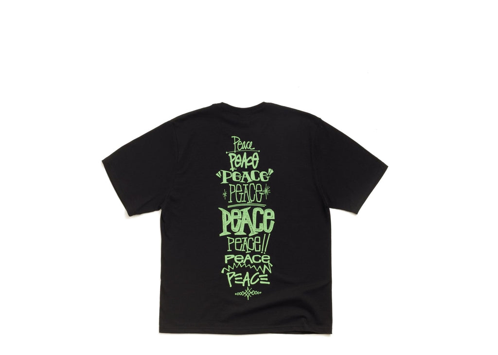 Stussy Peace Increased Tee Black