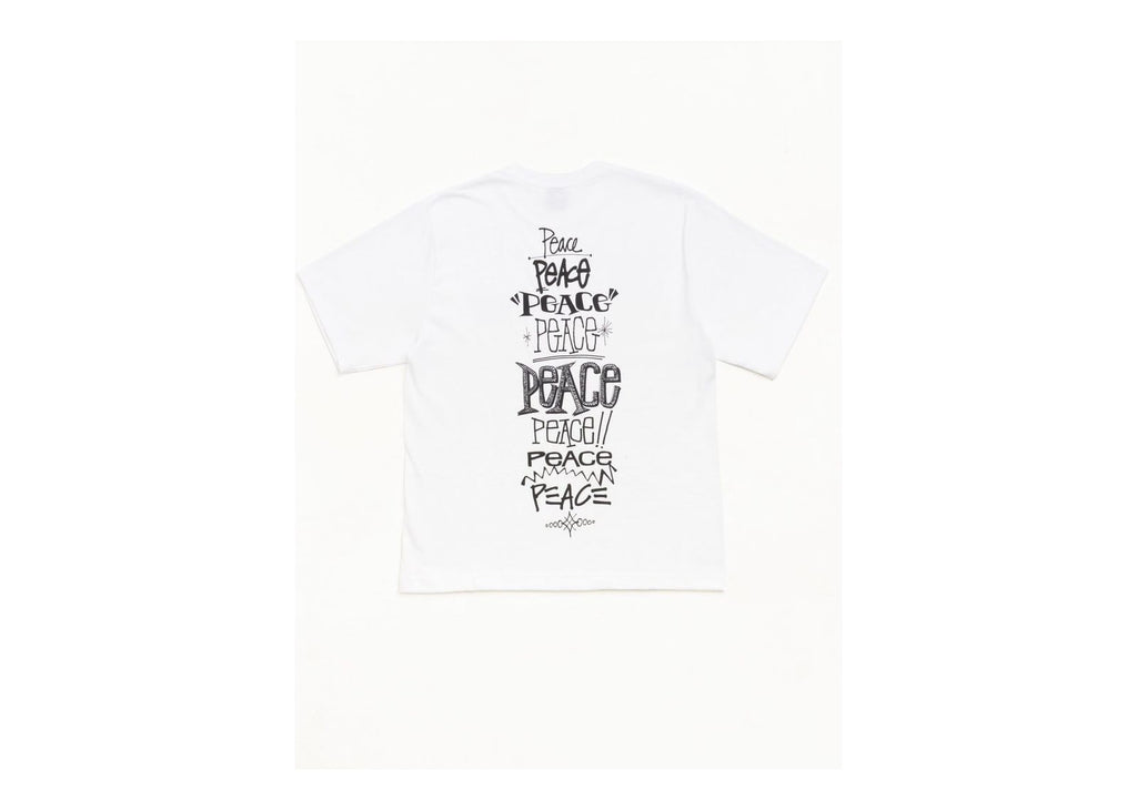 Stussy Peace Increased Tee White