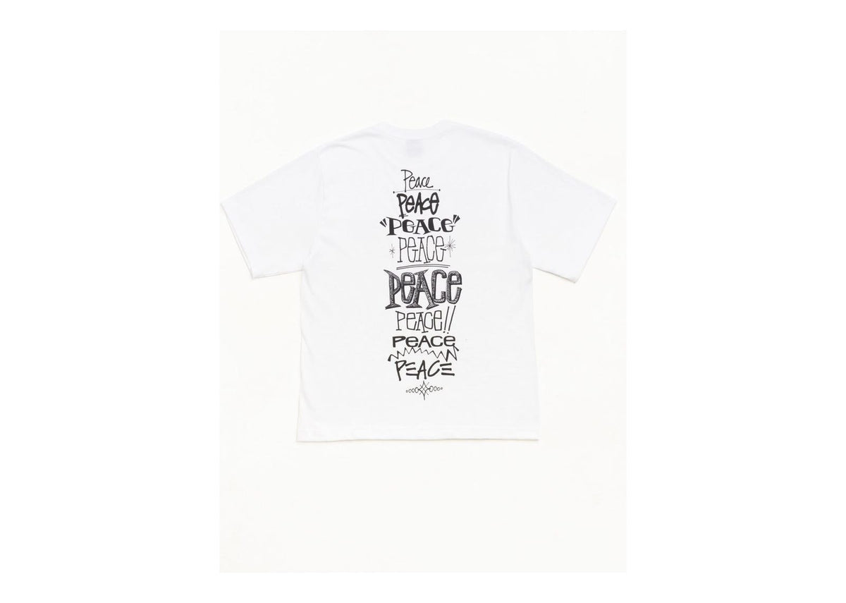 Stussy Peace Increased Tee White
