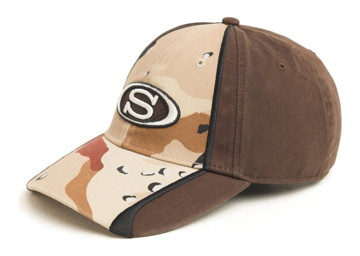 Stussy S Oval Cap Desert Camo