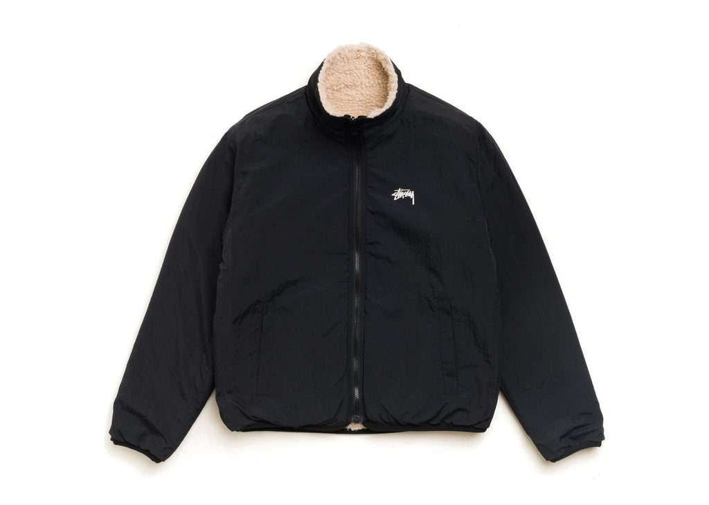 Stussy Sherpa Reversible Jacket Beige