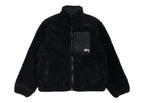 Stussy Sherpa Reversible Jacket Black