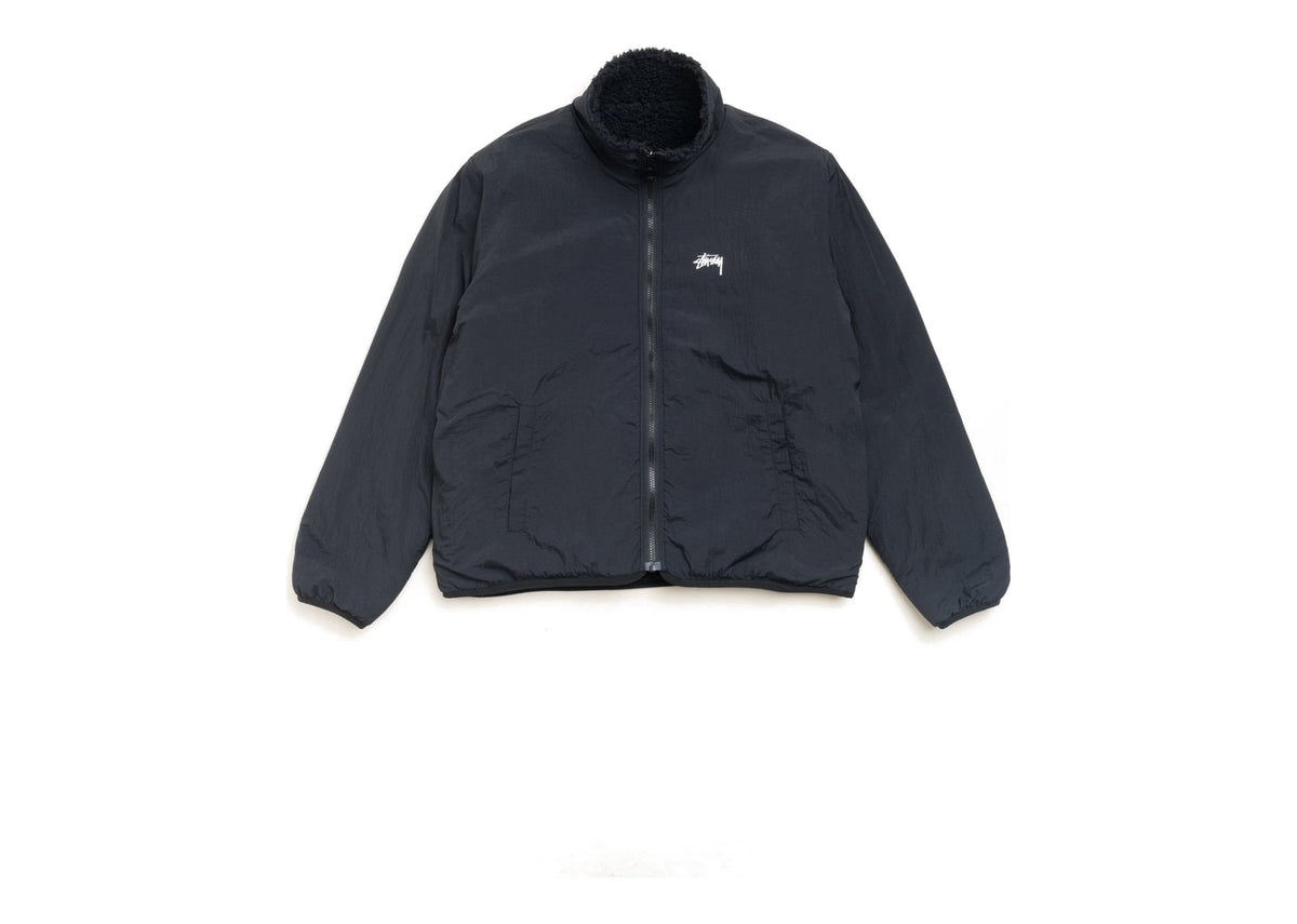 Stussy Sherpa Reversible Jacket Black
