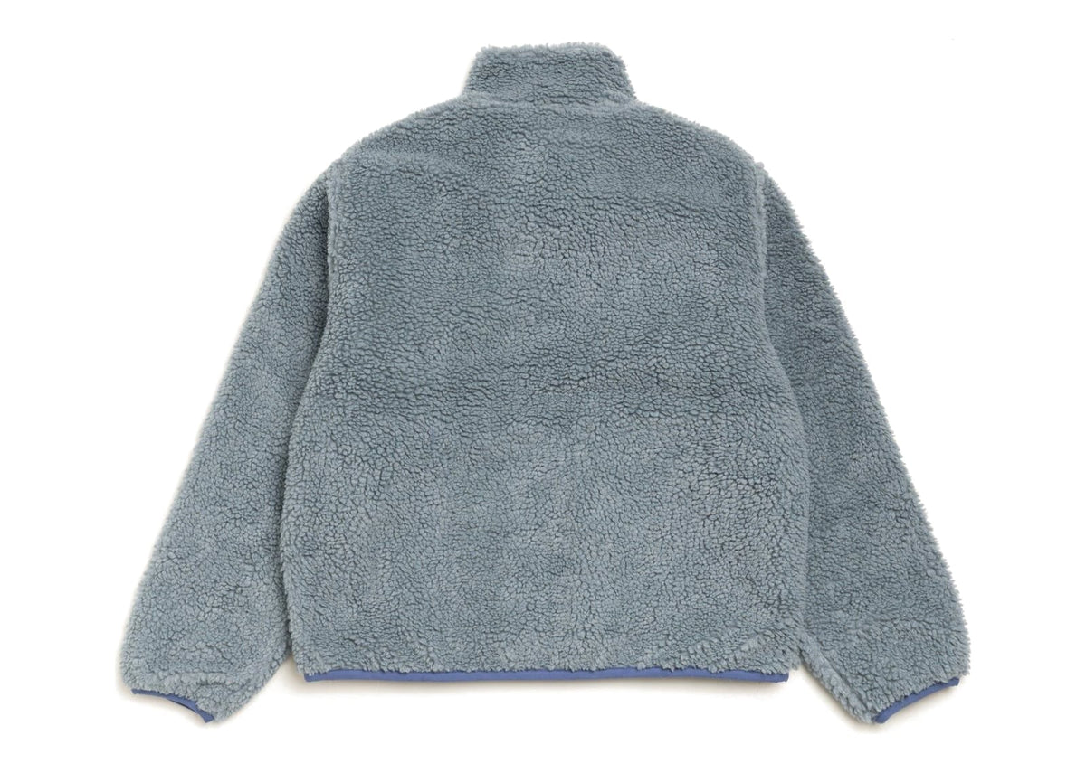 Stussy Sherpa Reversible Jacket Bluestone