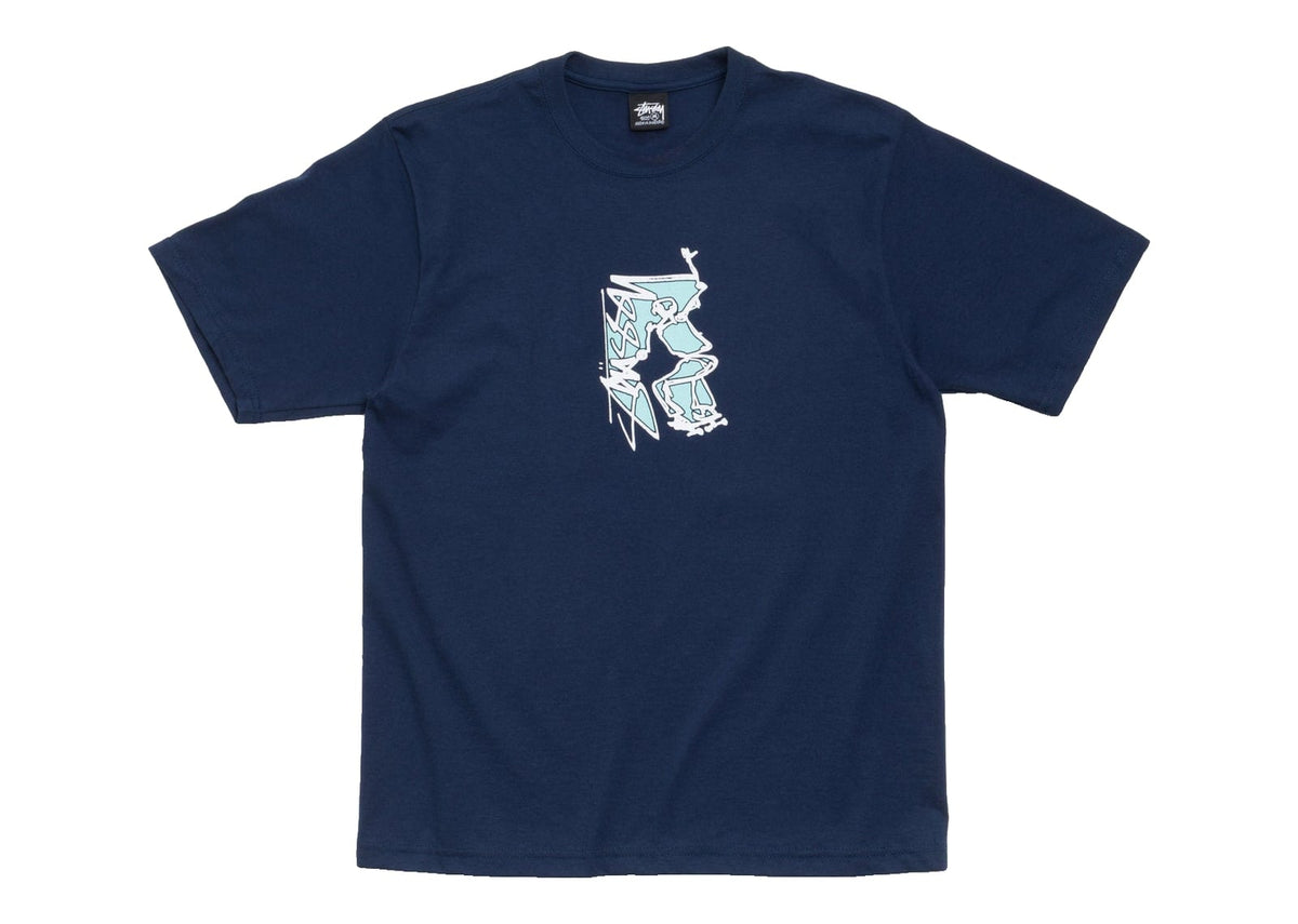 Stussy Smooth SK 8 Tee Navy