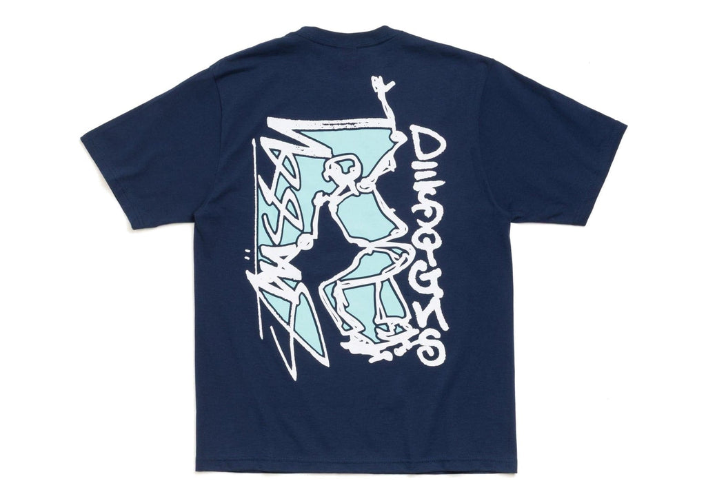 Stussy Smooth SK 8 Tee Navy