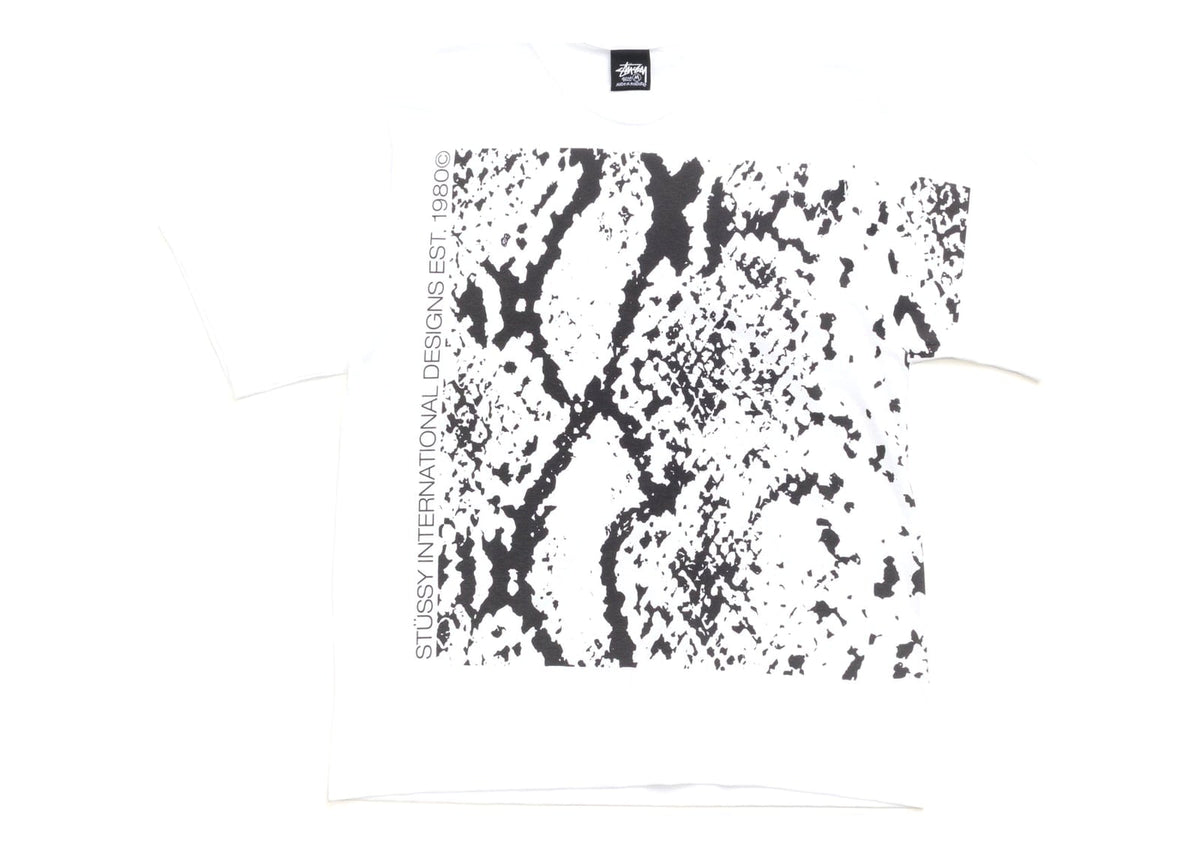 Stussy Snakeskin Tee White