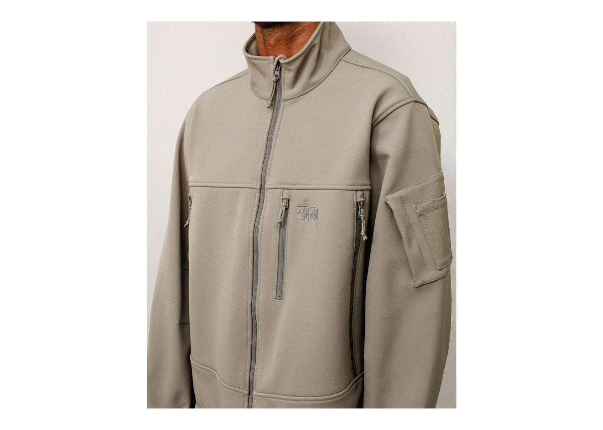 Stussy Soft Shell Jacket Moss Grey