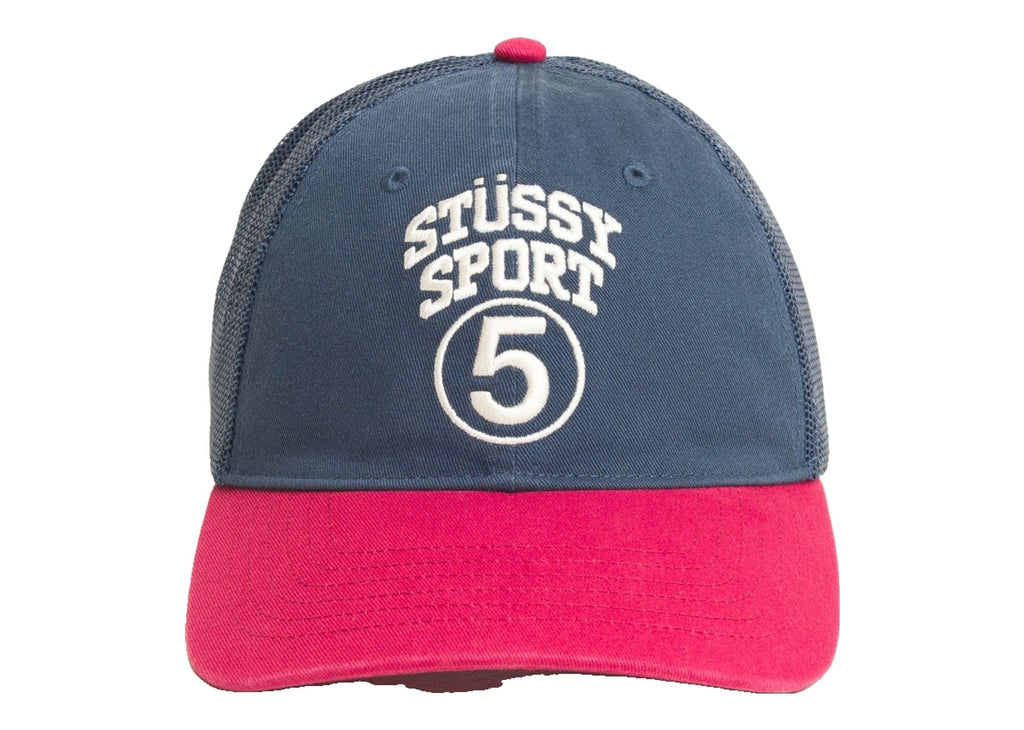 Stussy Sport 5 Trucker Cap Navy