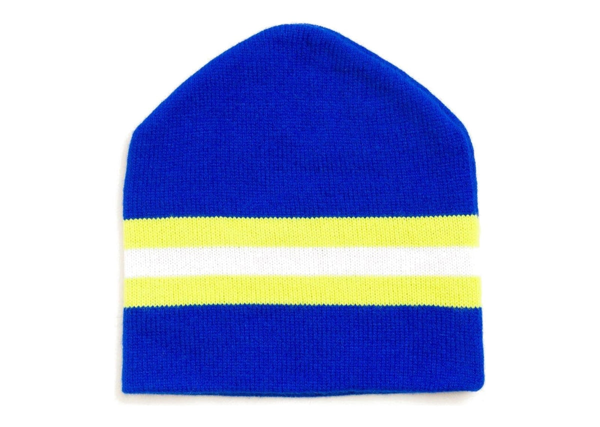 Stussy Stripe Ski Beanie Blue