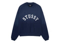 Stussy Sun Faded Oversized Crew Navy