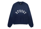 Stussy Sun Faded Oversized Crew Navy
