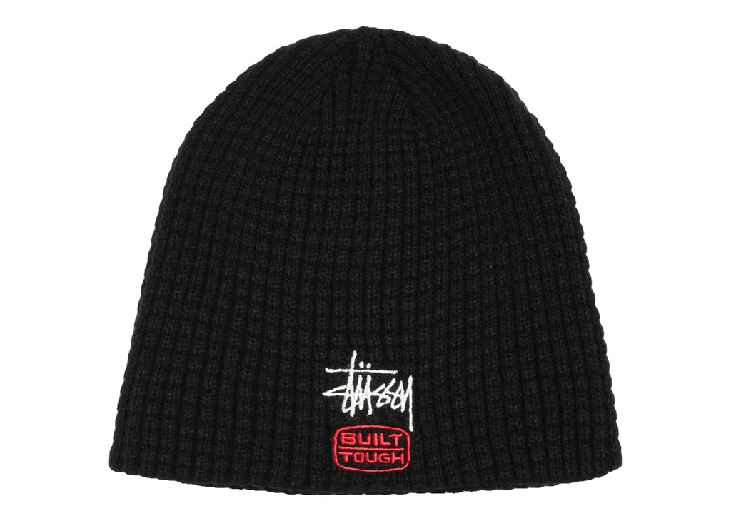Stussy Waffle Built Tough Skullcap Black