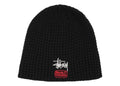 Stussy Waffle Built Tough Skullcap Black
