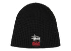 Stussy Waffle Built Tough Skullcap Black