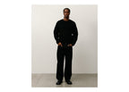 Stussy Waffle Cashmere Sweater Black