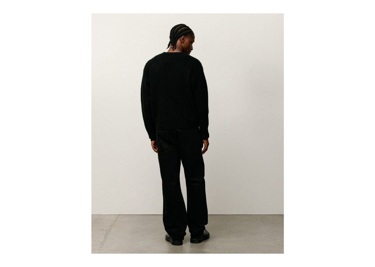 Stussy Waffle Cashmere Sweater Black