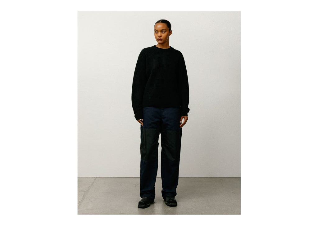 Stussy Waffle Cashmere Sweater Black