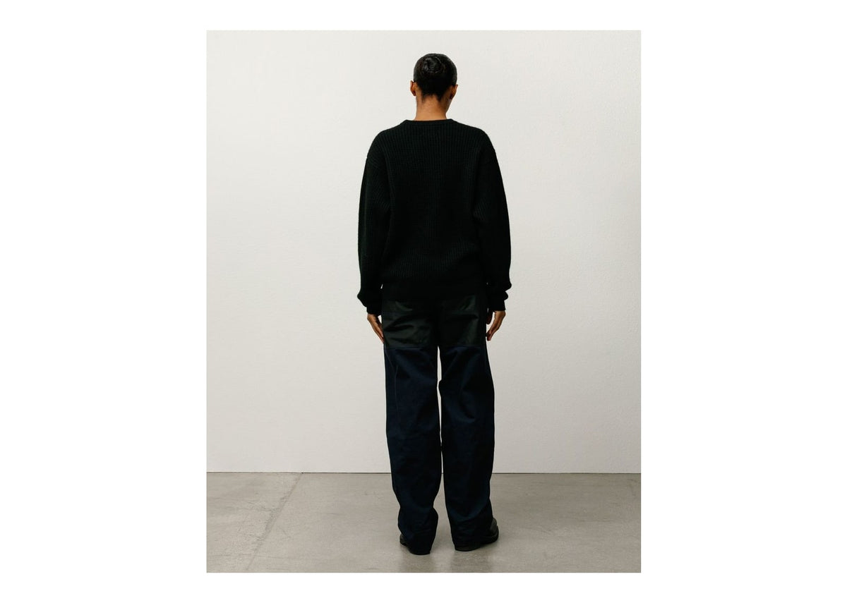 Stussy Waffle Cashmere Sweater Black