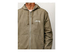Stussy Waxed Cotton Beach Shell Olive