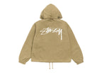 Stussy Waxed Cotton Beach Shell Olive