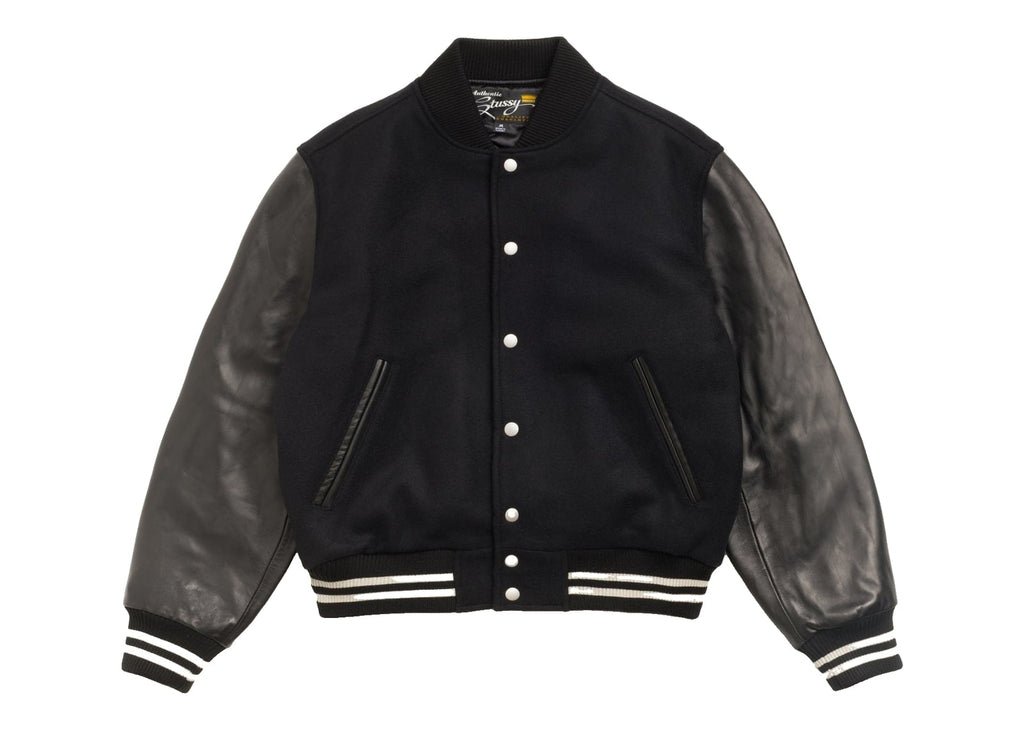 Stussy Wool Varsity Jacket Black
