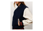 Stussy Wool Varsity Jacket Navy