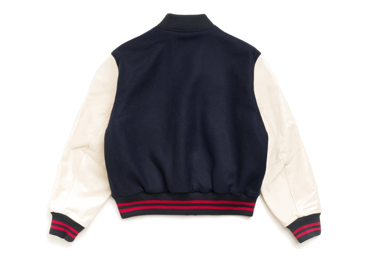 Stussy Wool Varsity Jacket Navy
