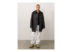 Stussy x Our Legacy Leather Fireman Jacket Black