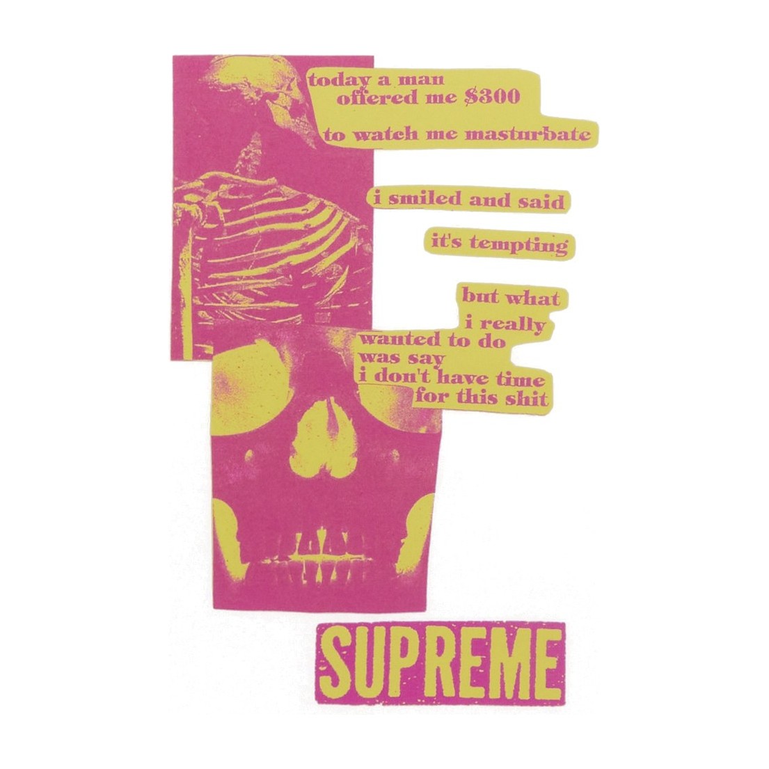 Supreme Anatomy Tee White