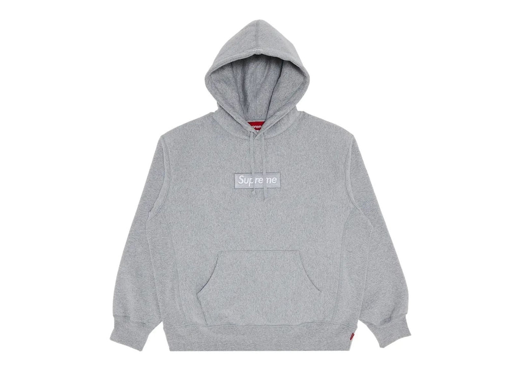 Supreme Box Logo Hooded Sweatshirt Sweatshirt (FW 24) Heather Grey