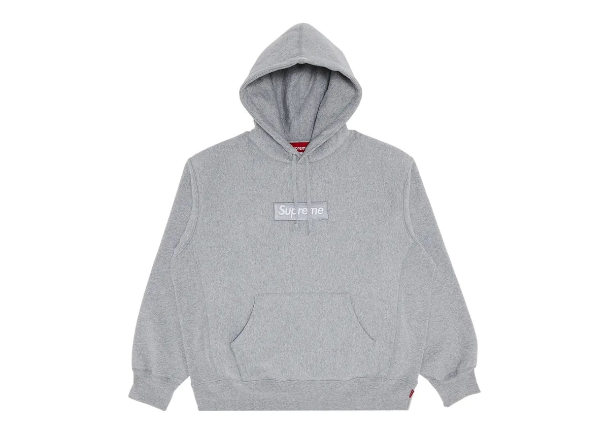 Supreme Box Logo Hooded Sweatshirt Sweatshirt (FW 24) Heather Grey