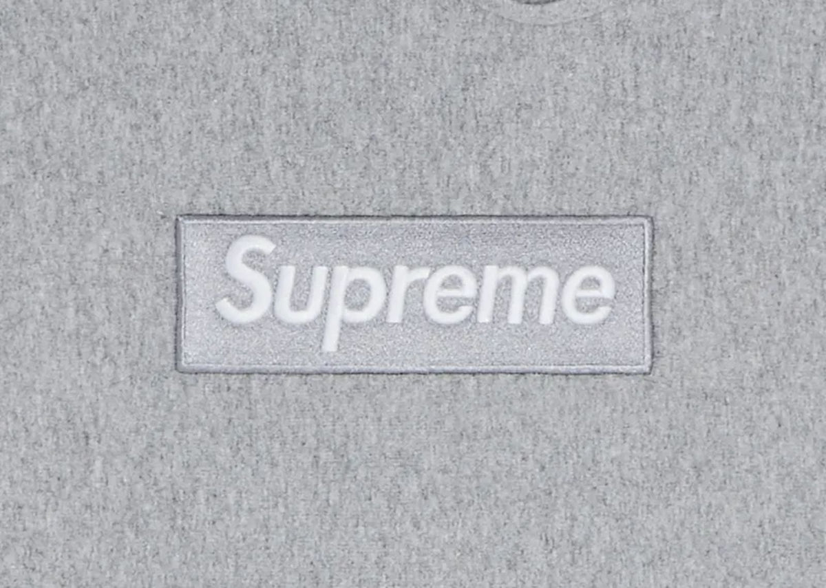 Supreme Box Logo Hooded Sweatshirt Sweatshirt (FW 24) Heather Grey