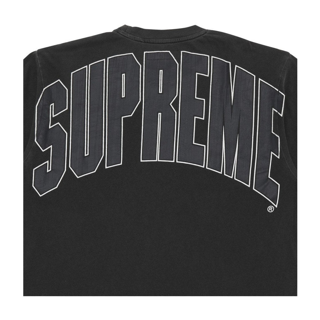Supreme Cracked Back Arc Short-Sleeve Top Black