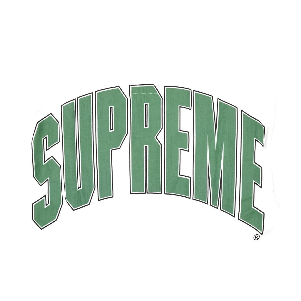 Supreme Cracked Back Arc Short-Sleeve Top White