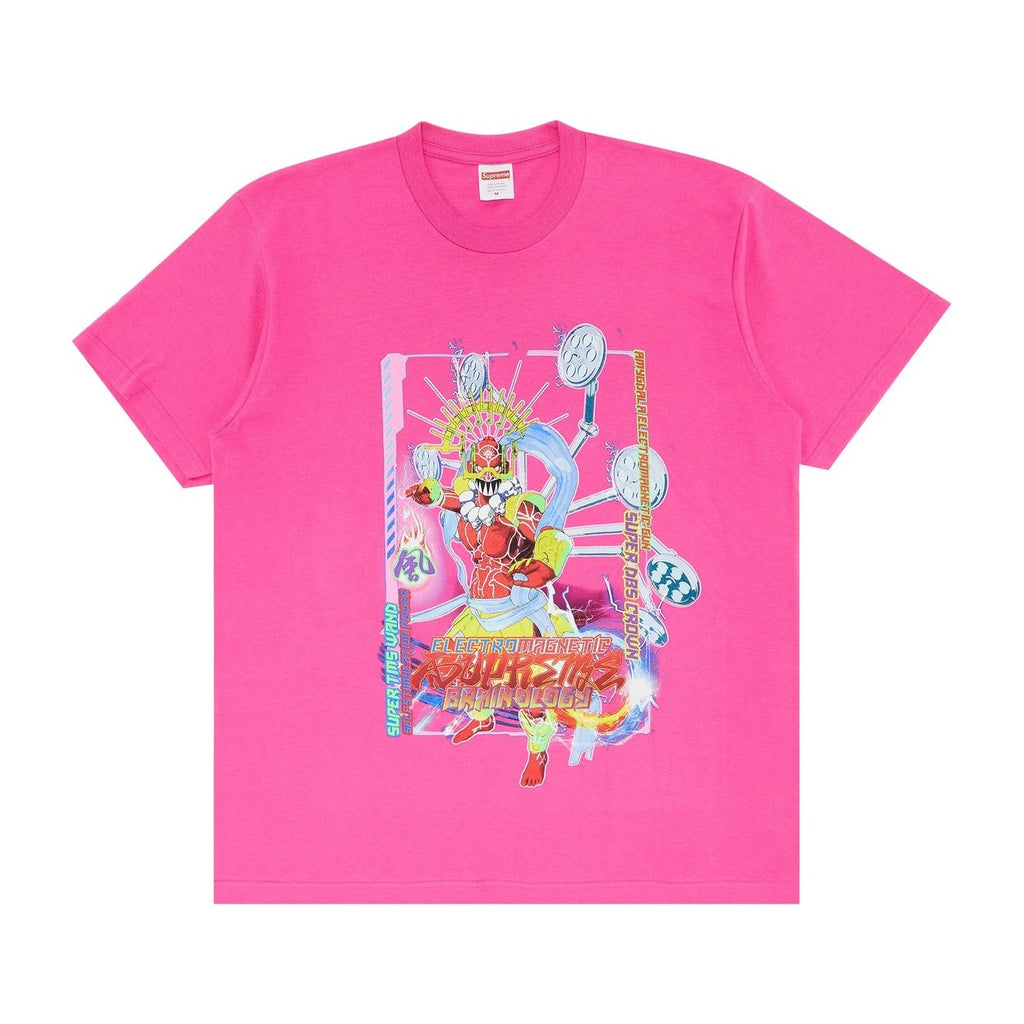Supreme Electromagnetic Tee Fuchsia