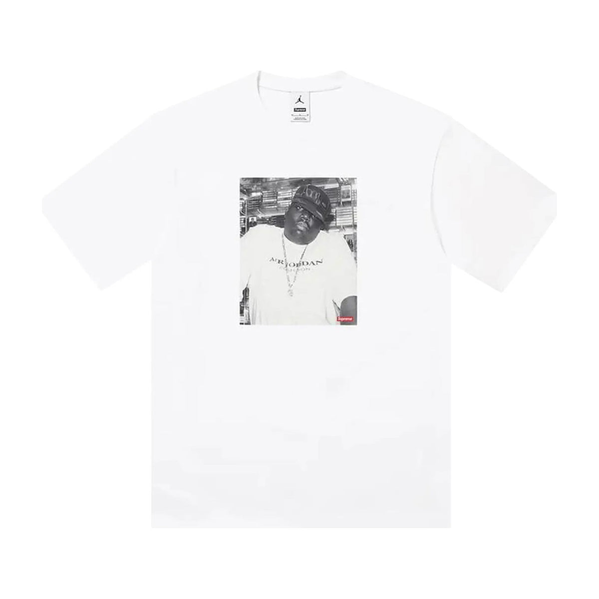 Supreme Jordan Biggie S/S Top White