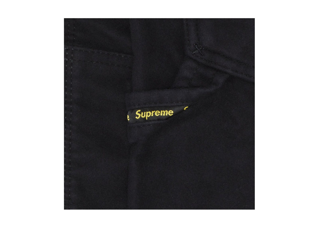 Supreme Moleskin Double Knee Painter Pant Black