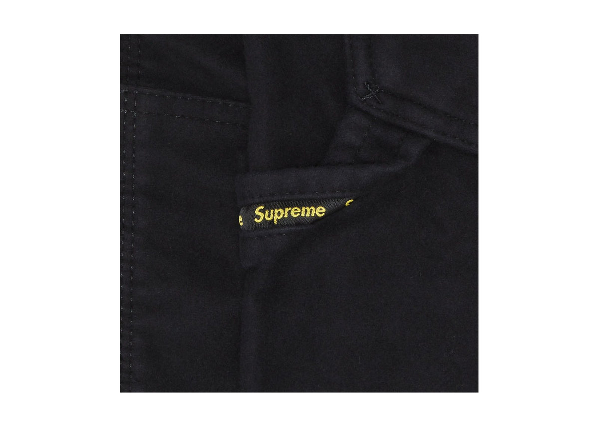 Supreme Moleskin Double Knee Painter Pant Black