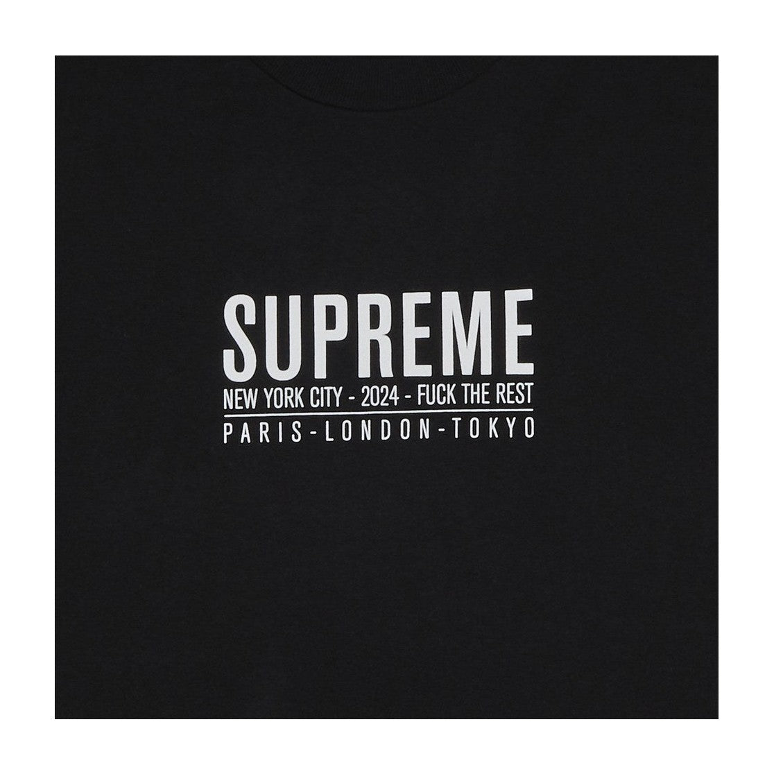 Supreme Paris Tee Black