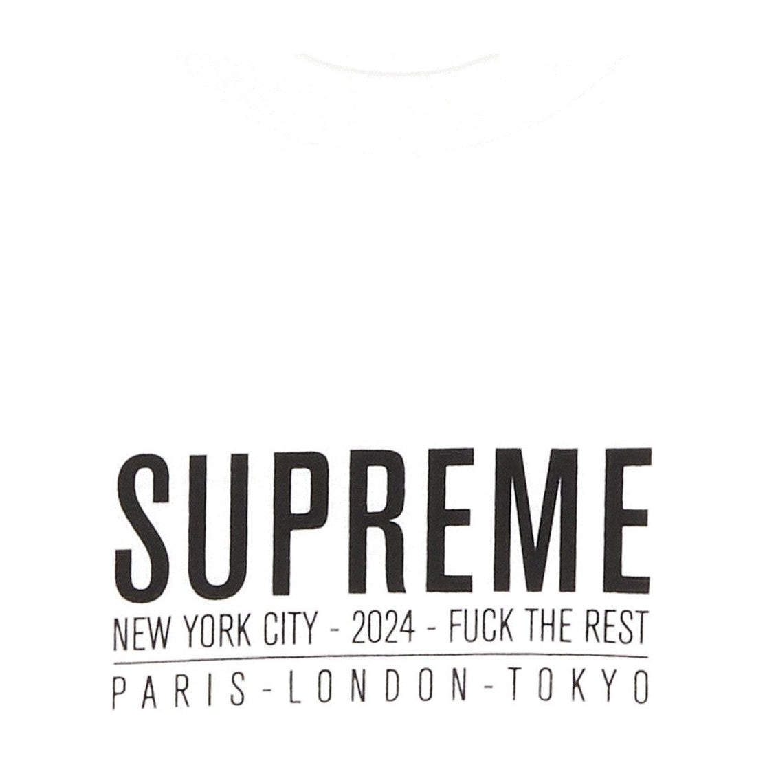 Supreme Paris Tee White