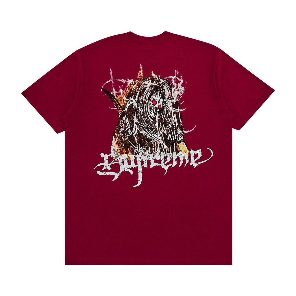 Supreme Satan Tee Cardinal
