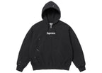Supreme x MM 6 Maison Margiela Box Logo Zip Up Hooded Sweatshirt Black
