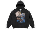 Supreme x MM 6 Maison Margiela Eagle Zip Up Hooded Sweatshirt Black