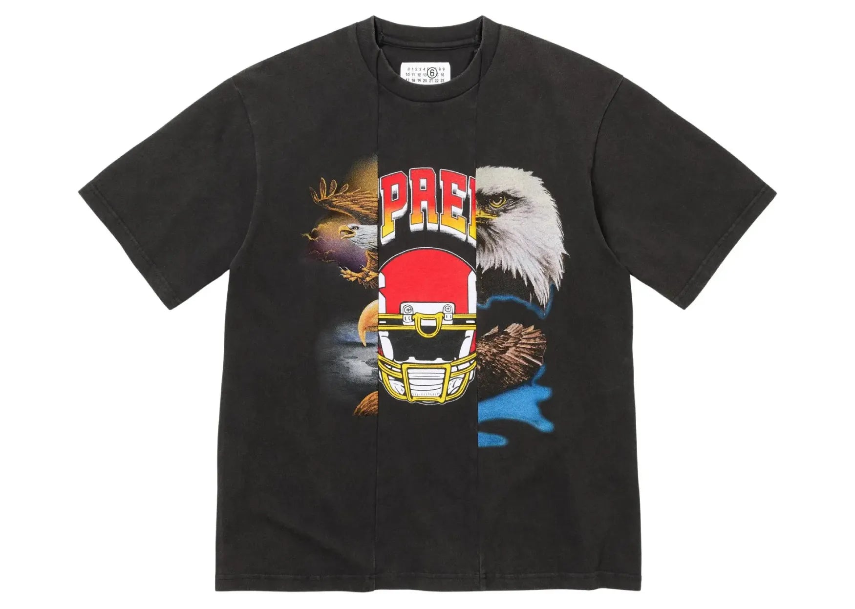 Supreme x MM 6 Maison Margiela Split Short-Sleeve Top Black