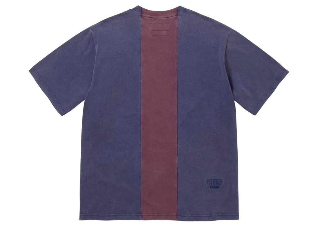 Supreme x MM 6 Maison Margiela Split Short-Sleeve Top Navy